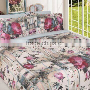 ALBIFLORA COTTON SATIN QUILT COVER SET OF 6 PCS