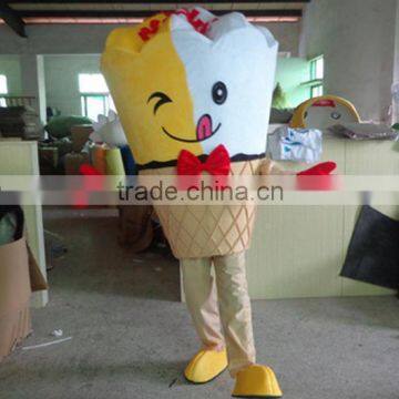 2016 cone ice cream mascot costume/mascot costume/costume