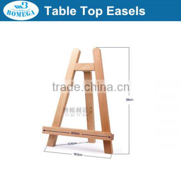 in stock 28cm mini wood easel mini wood tripod easel