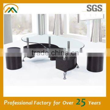 Modern Appearance and Glass Material Coffee Table JY-01
