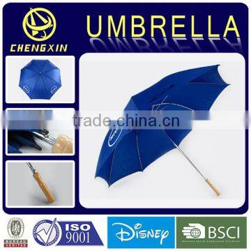 big size brand LOGO printed golf umbrella with strapes