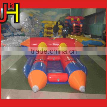 hot inflatable flying boat/inflatable flying fish boat for 4 people