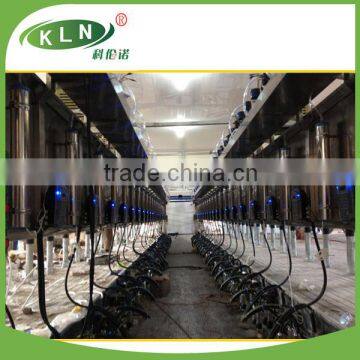 dairy farm side by side automatic milking parlor