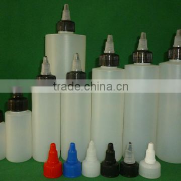 empty plastic e-liquid dropper bottle e cig liquid bottle with shrink band