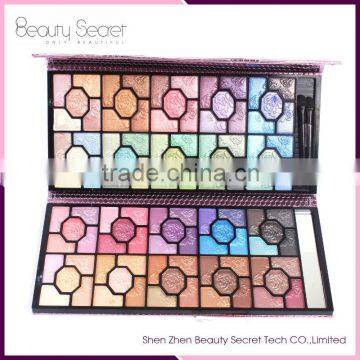 Wholesale 100 color cosmetic makeup eyeshadow palette for lady