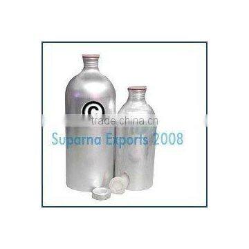 Aluminum bottle with screw cap