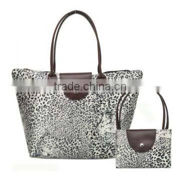 Ladies Woman Leisure Leopard Folding Shopping Bag (BBC010)