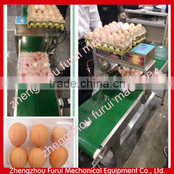 Hot Sale Automatic 1-8 lines date / code / number / logo Stamping Machine for Egg