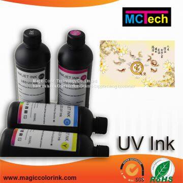 Bottle packing Flexible LED UV ink for Mimaki JFX1631 printer