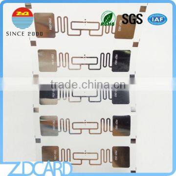 iso18000-6c UHF Alien H3 Dry rfid inlay
