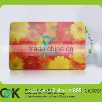 Eco-friendly plastic lenticular card printing with good price