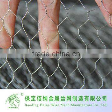 3" 4" Galvanized Hexagonal Erosion Resisting Wire Mesh Netting