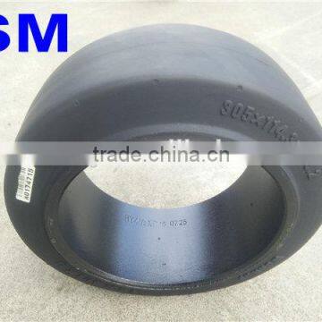 Rubber Non-marking Solid Tyre 12*4.5*8 for Logistics Trailers Tire 12*4.5*8 photo-2