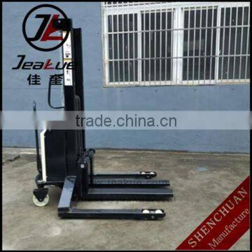 1-2 Ton Straddle Semi Electric Stacker Forklift photo-5