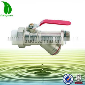 y Strainer PPR Forged Brass Ball Valve