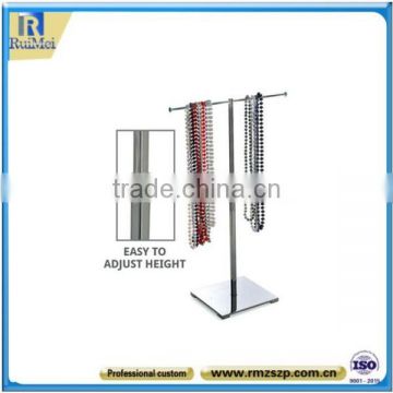 Customized Adjustable Metal Wire Jewelry Display Shelves