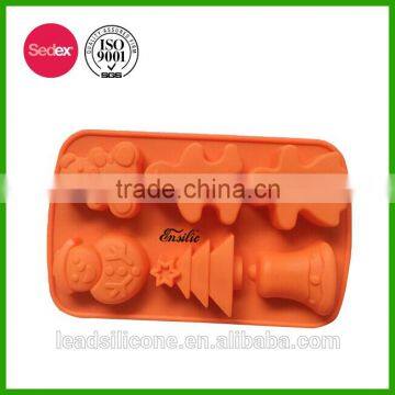 Christmas Gift Silicon Chocolate Cake Candy Mould photo-2
