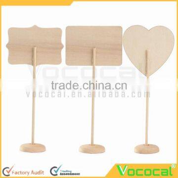 10 Pcs Mini Wood Blackboard Chalkboard Easel With Stand And Sturdy Thick Base photo-3