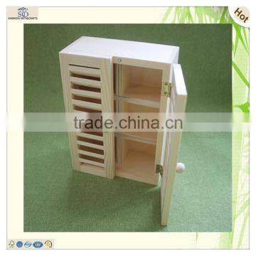 Six Compartments Blind Window Design Wooden Display Box photo-3