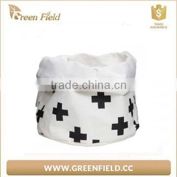 Green Field Nice Print Washable Kraft Paper Storage Bag