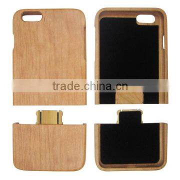 Natural Cherry Wood Phone Case,stuck up and Down Case for IPhone6 photo-3