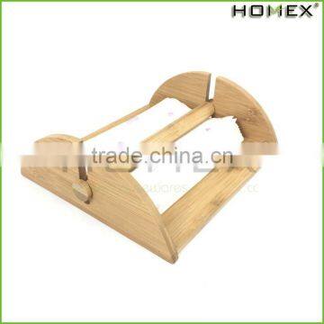 Bamboo Cocktail Napkin Holder Weighted Napkin Holder Homex BSCI/Factory photo-5