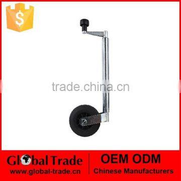 35mm Heavy Duty Telescopic Trailer Jockey Wheel With Clamp Fully Assembled Tyre..A1703.