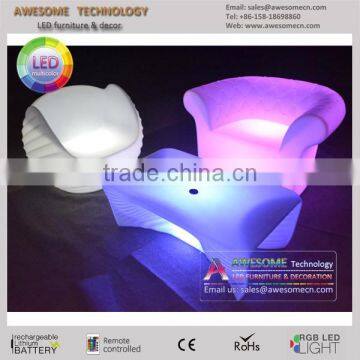 led glowing luxury night club chair for sale