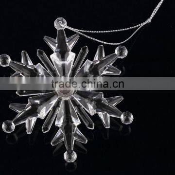2017 New Design Acrylic Crystal Snowflake Pendant photo-3