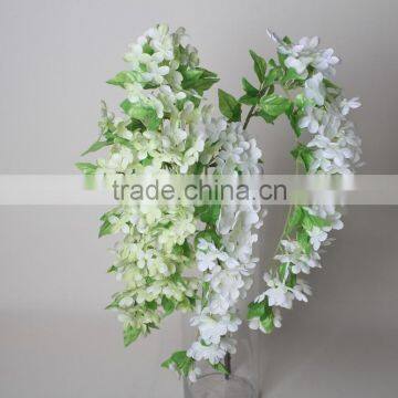 Cheap Fabric Wisteria Artificial Decorative Wisteria Flowers for Wholesale photo-4
