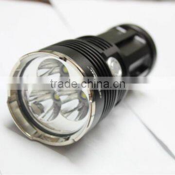 UniqueFire Black 3 led Sky-Ray King Aluminum Flashlight tubes Led Rechargeable Flashlight Torch