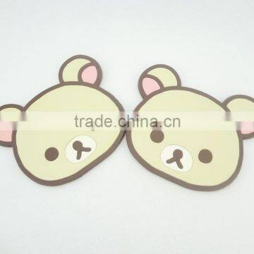 Animal Shaped PVC Cup Silicone Coaster Cup Mats photo-2