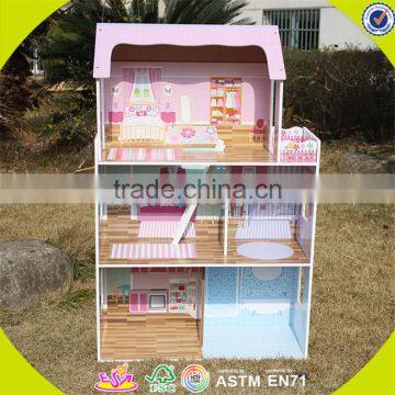 Wholesale Kids Wooden Dollhouse Miniatures Fashion Baby Wooden Dollhouse Miniatures Hot Wooden Dollhouse Miniatures W06A044 photo-6