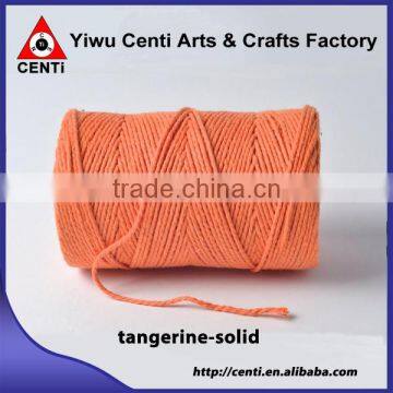 Top sale cheapest terracotta bakers twine terracotta red solid bakers twine for packing gift