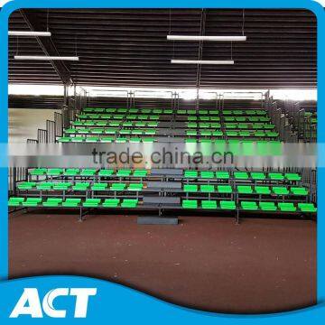 Custom made temporary outdoor steel grandstand for fans