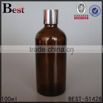 Essential Oil Amber Glass Vial Cosmetic 100ml Amber Glass Vial photo-5
