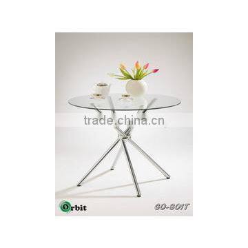 round dining table, modern hotel lobby glass round table