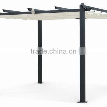 Aluminum slide pergola gazebo flat roof garden aluminum gazebo pergola canopy