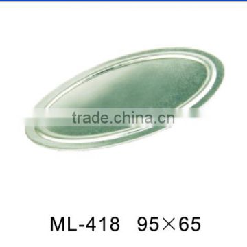 Oval shape tin metal sign board