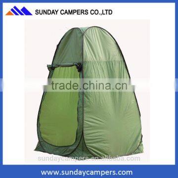 New products camping equipment double toilet shower tent made in China