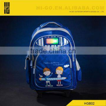 fashion school bags 2014 led safety child school bag