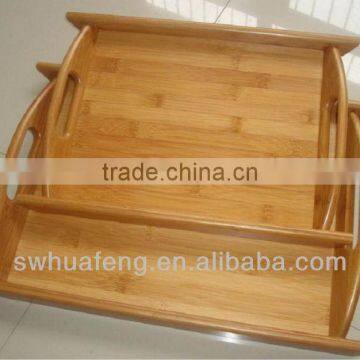 2016 Fashion bamboo dinner and snack tray