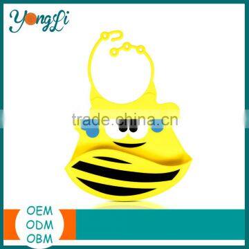 China Supplier High Grade Baby Silicone Bib