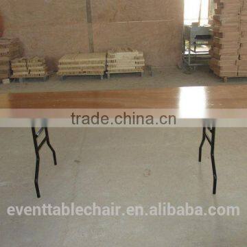 Used Modern Plywood Banquet Dia60" Round Folding Table for Sale photo-6
