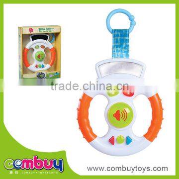 Funny Plastic Battery Operated Musical Kids Steering Wheel Toy