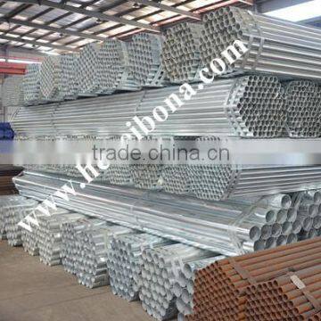 ERW Hot Dipped Zinc Coating Welded Round Carbon Galvanized Steel Pipes photo-3