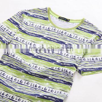 Custom Men New Modal Mixed Cotton Solid t Shirt photo-3