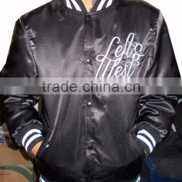 satin baseball varsity letterman jackets