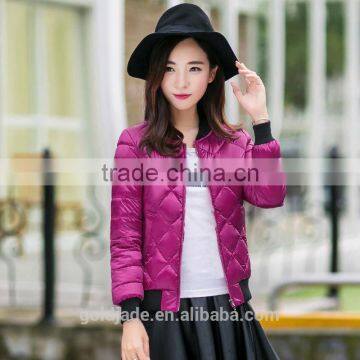 Wholesale 100% Cotton Sateen Custom Embroidered Winter Bomber Jacket photo-4