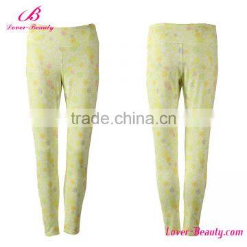 fast shipping yellow cheap patterned tights woman leggings